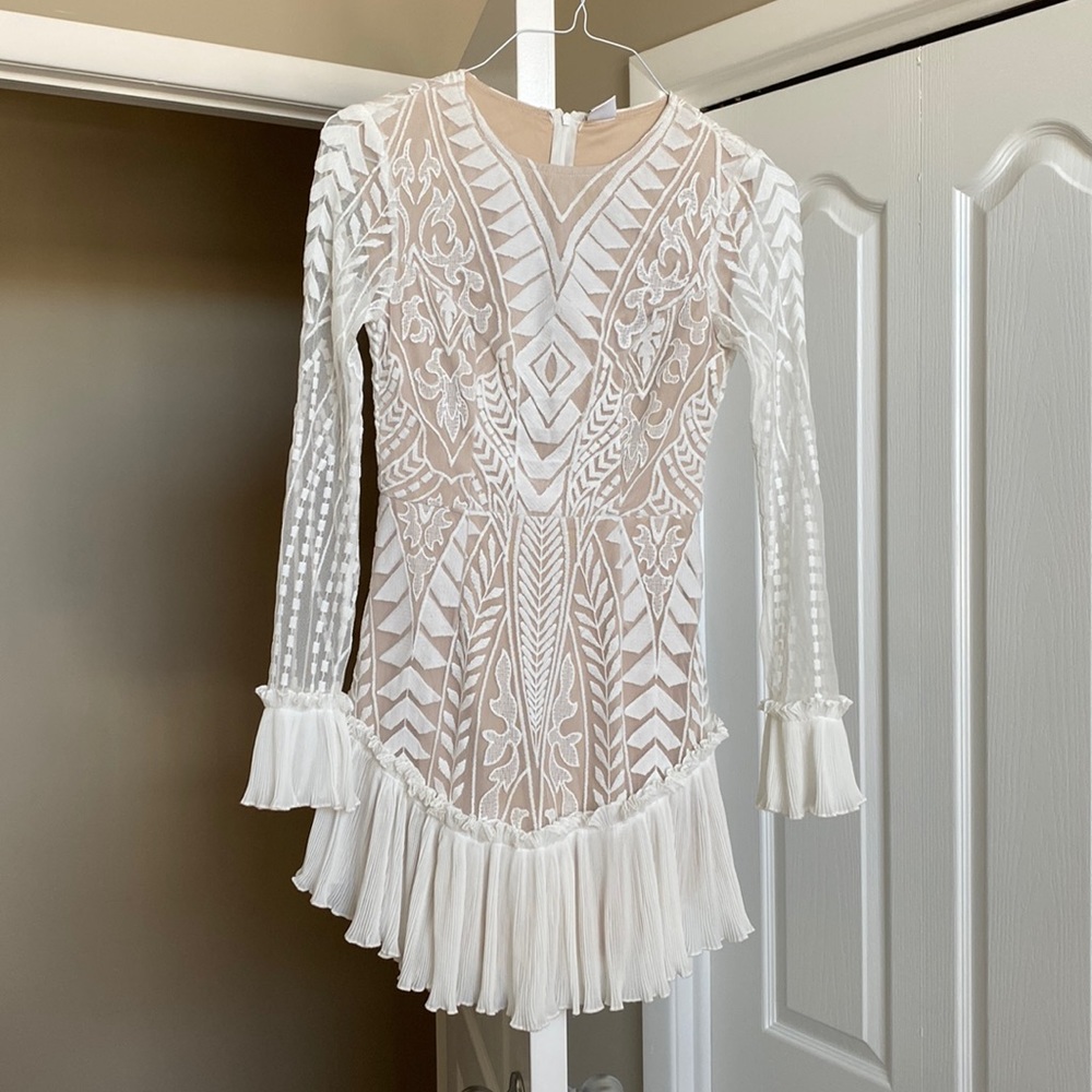 White dress, perfect for bride to be